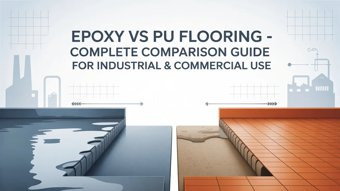 Epoxy vs PU flooring: choosing by exposure, not by price